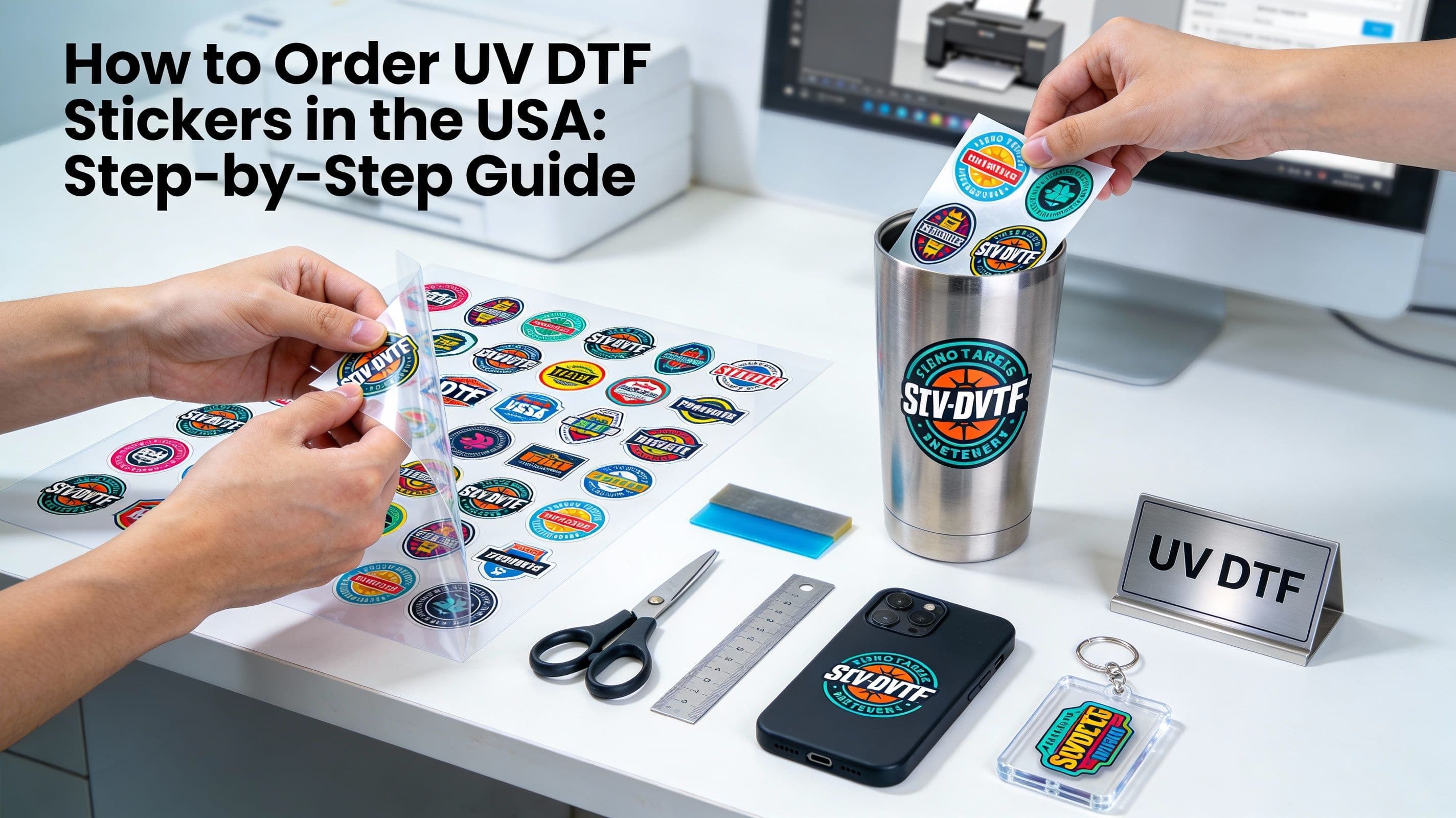 How to Order UV DTF Stickers in the USA
