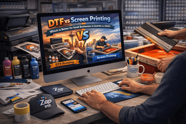 DTF vs Screen Printing: Which Is Better for Small Businesses in Seattle in 2026?