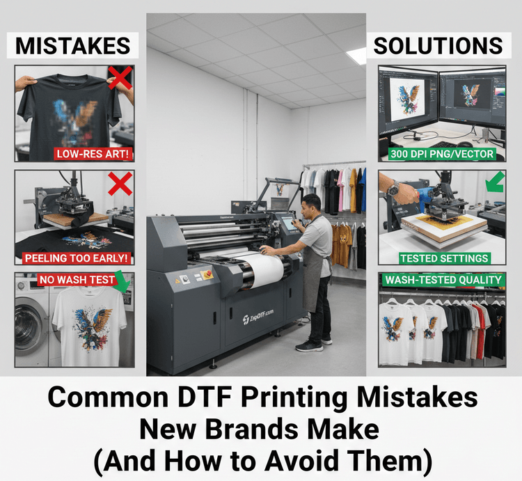 Common DTF Printing Mistakes New Brands Make (And How to Avoid Them)